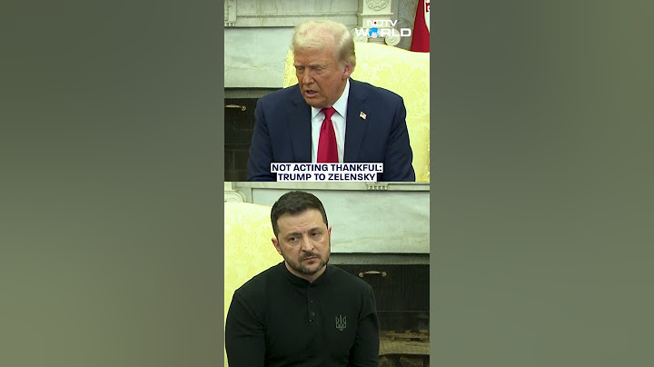 Trump, Zelensky In Oval Office Shouting Match: "Make Deal Or We're Out"