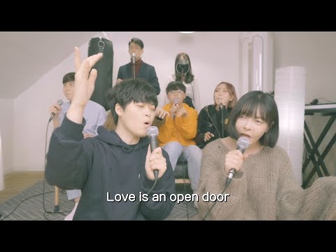 일반인들이 모여 <strong>만든</strong> 소름 돋는 아카펠라 [Love is an <strong>open</strong> door 아카펠라 커버]