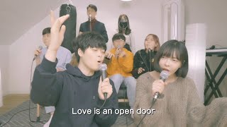 일반인들이 모여 만든 소름 돋는 아카펠라 [Love is an open door 아카펠라 커버]