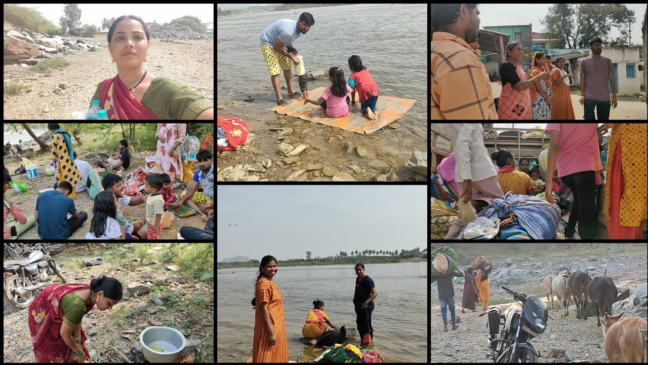 🏊🥰🎊ಇವತ್ತು ನಮ್ಮ ತವರು ಮನೆಯವರ ಜೊತೆ ಹೊಳೆಯಲ್ಲಿ ಫುಲ್ ಎಂಜಾಯ್ ಮಾಡಿದವು