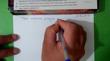 Q.10, Ex.7.1 Chapter:7 Comparing Quantities | New Ncert Maths Class 7 |