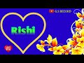 Rishi _ Name