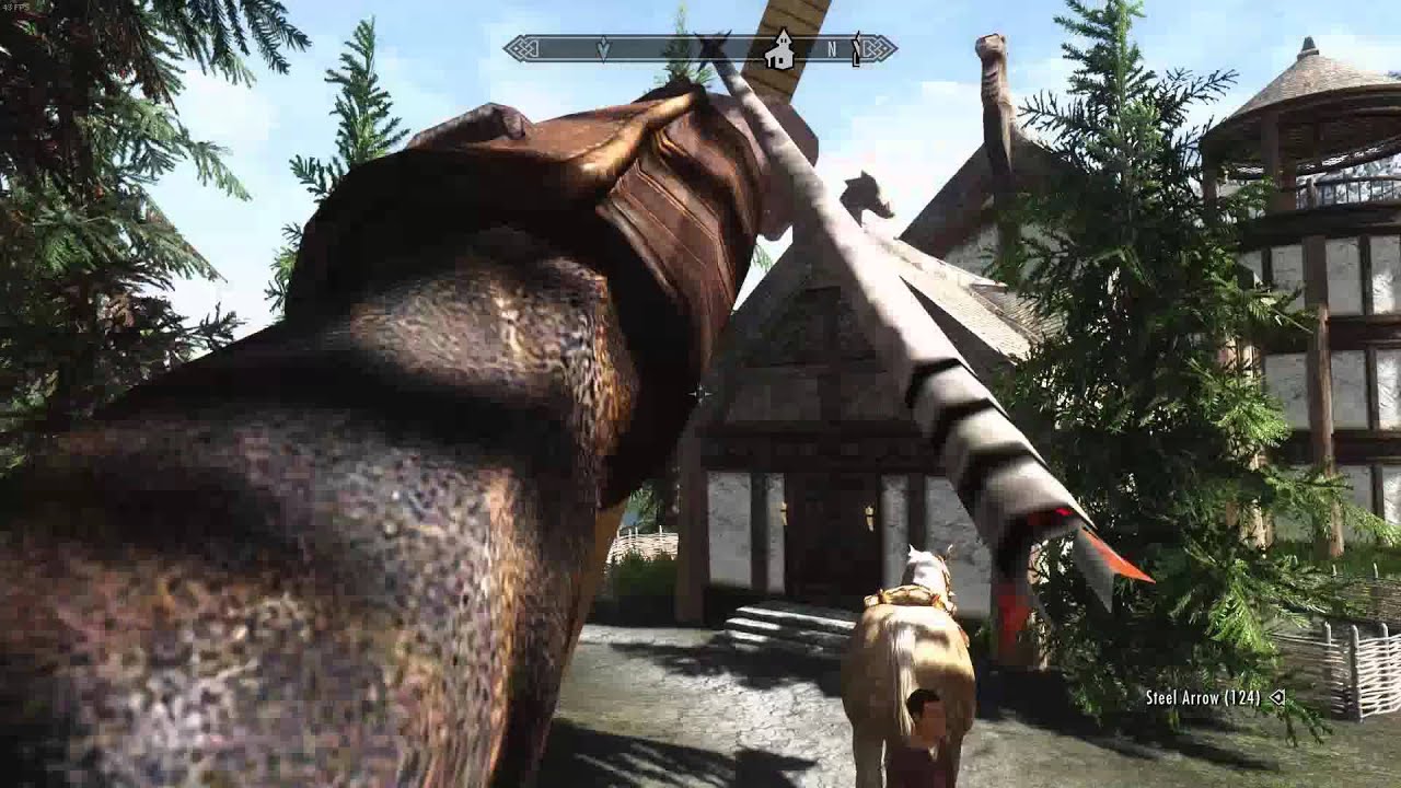 skyrim aiming bug - YouTube