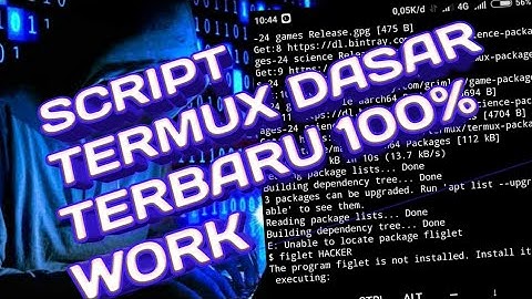 TUTORIAL termux untuk pemula dan script dasar   termux 100% work