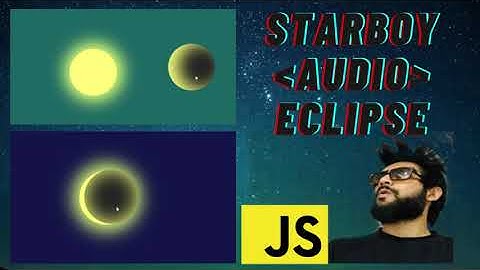 How to create javascript light eclipse tutorial | dynamic audio player | background color change