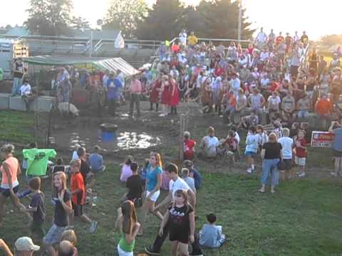 Boon County Indiana Fair - The Desperate Housewives of Boone County wrestle a pig to the center of the ring in under ten seconds!