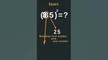 Square trick#shots #maths #square