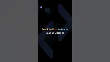 Multiple if vs if-else if-else - Key Difference Explained! 🚀