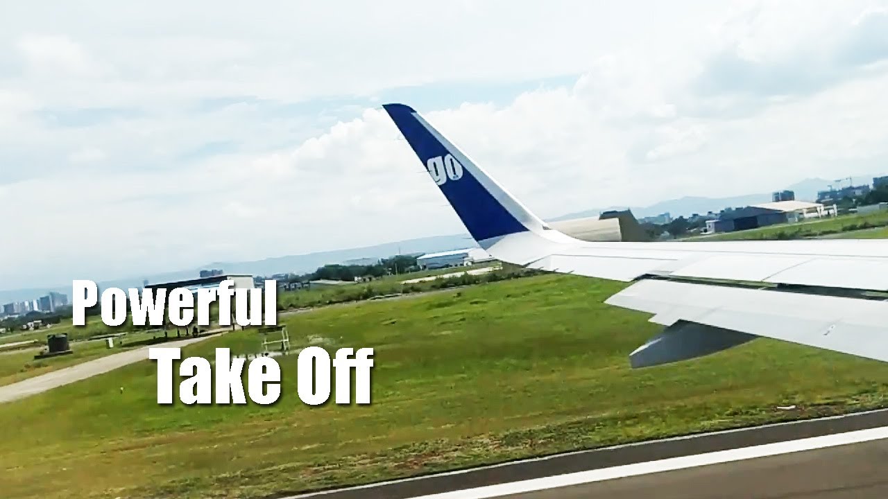 Airplane Take Off Inside View | Go Air Flight | aeroplane take off ...