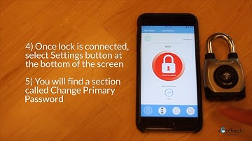 eGeeTouch - How to change your locks password