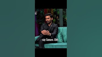 Dhanush roasting Sara in front of Karan Johar 😂💀 #dhanush #shorts #trending #ytshorts
