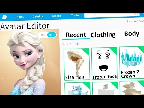 How To Look Like Elsa In Roblox With 40 Robux Youtube - frozen hairstyles roblox working
