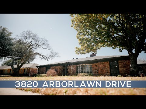 3820 Arborlawn Dr, Fort Worth, TX home video tour