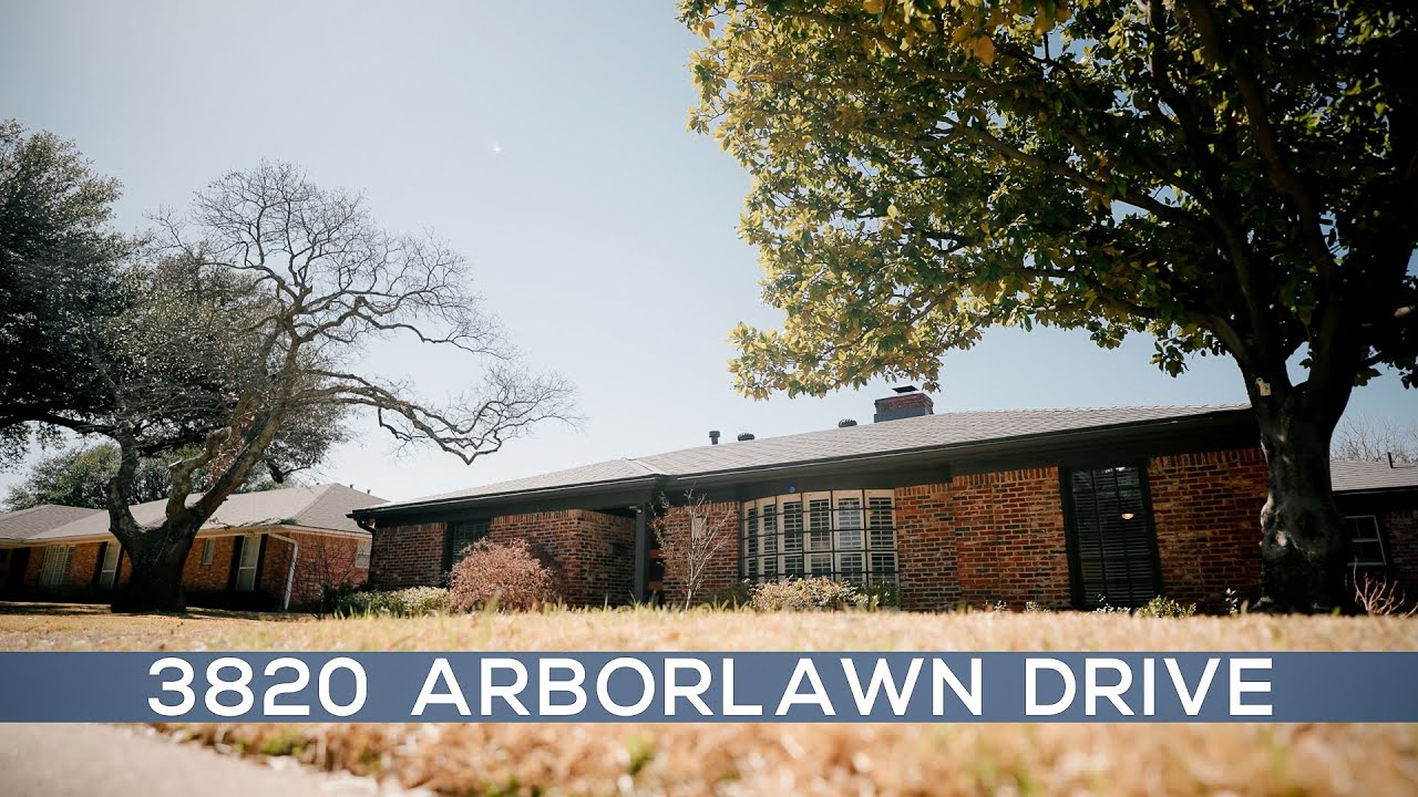 3820 Arborlawn Dr, Fort Worth, TX 76109 LEAGUE Real Estate YouTube