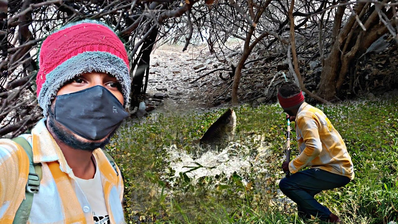 డేంజరస్ లొకేషన్ లో  solo fishing😱 ఇంత భయంకరమైన ప్లేస్ లో వక్కడినే చాపలు పట్టా krishna river fishing