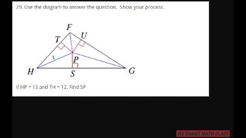 Given P is the Incenter find length of side lengths with Pythagorean Triples