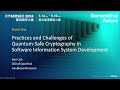 Exploring Quantum-Safe Cryptography: Practices and Challenges in Software Information System Development