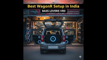 wagon R car sound system ! wagon r car music system ! heavy sound system in car