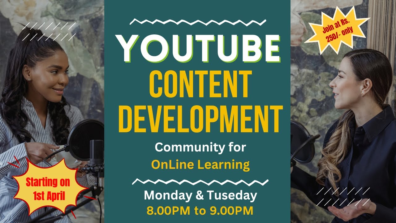Community for YouTube Content Development - YouTube