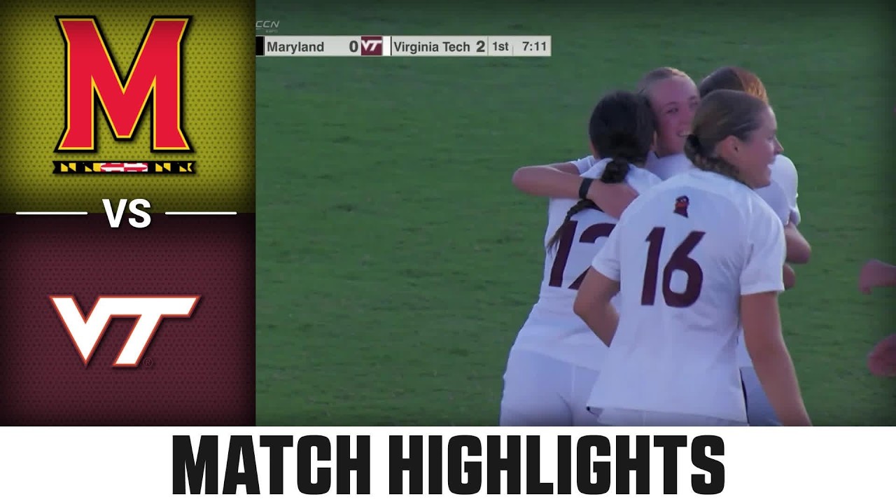 Maryland vs. Virginia Tech Match Highlights | 2026 ACC Women's Soccer