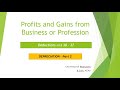 PGBP - Deductions u/s 30-37 (Depreciation - Part 2)
