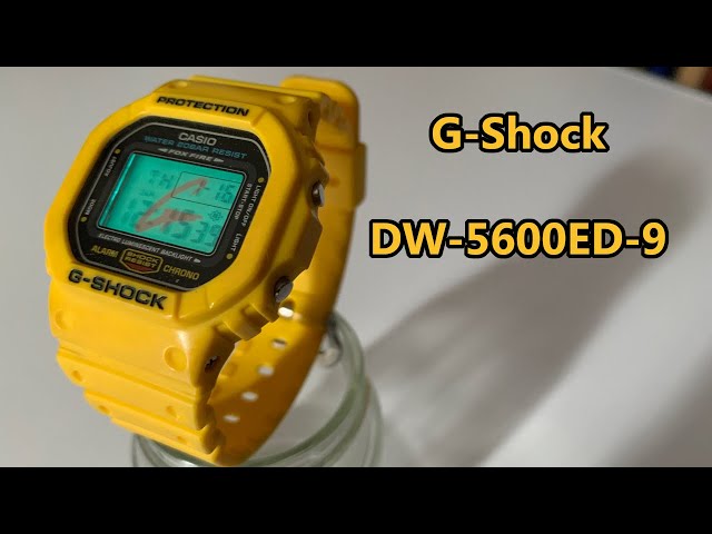 G-SHOCK DW-5600E　イエロー Casio G-shock Lightning Yellow Series for Team G-Shock/Baby