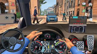 Taxi Cab Driving Simulator: Audi RS3 rush city duty time driving taxi sim - android gameplay screenshot 5