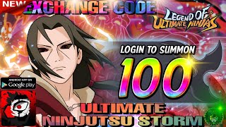 Ultimate Ninjutsu Storm New Exchange Code 🎁 #2 Legend of Ninjas Naruto Idle RPG 🔥Android/ApK screenshot 4