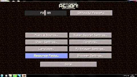 Minecraft 1.7.2 How To Install Texture packs (resource pack)