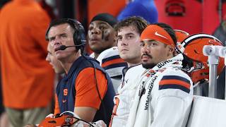 Syracuse football stumbles into bye week 1-2 and with a QB question