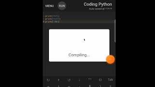 الجزء الثاني :من سلسلة تعلم أساسيات تطبيق coding python شرح كيفية عمل حسابات على تطبيق ???