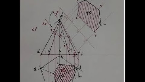 Sectional of with Pentagonal Pyramid with AIP| 05 | Section Of Solid | ST Graphics Studio