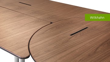 Wilkhahn Logon scissor-action table - How to operate a claw table