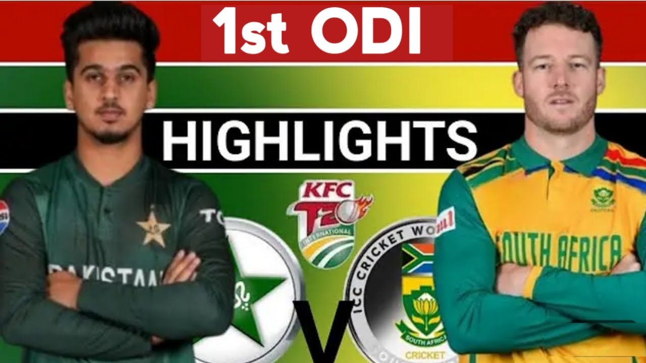 Pakistan vs South Africa 1st ODI Match Full Highlights 2024 | PAK vs SA ...
