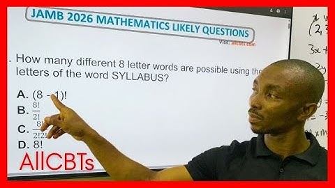 100% JAMB 2026 Likely Math Questions | These Mathematics Questions Always Repeat!