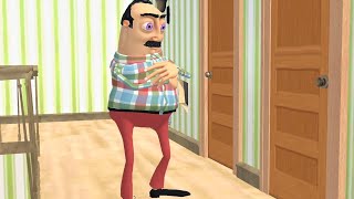 Hello Crazy Neighbour Game 3D, (Level 2) IOS Android Games screenshot 5