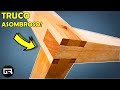 TRUCO de CARPINTERIA COMO HACER un EMSAMBLE en MADERA | TRIPLE WOOD JOINT