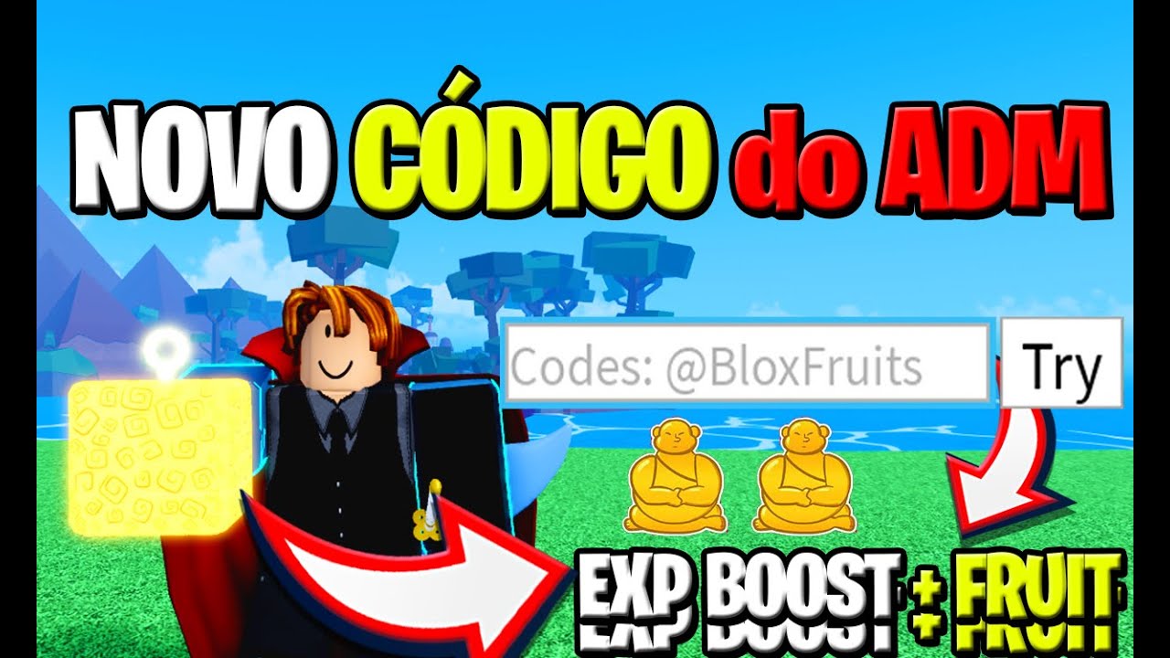 TESTEI ONOVO CODIGO QUE TE DA FRUTAS MITICAS NO BLOX FRUITS (TESTANDO) 