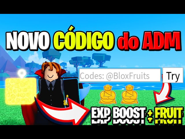 TESTEI ONOVO CODIGO QUE TE DA FRUTAS MITICAS NO BLOX FRUITS (TESTANDO) 