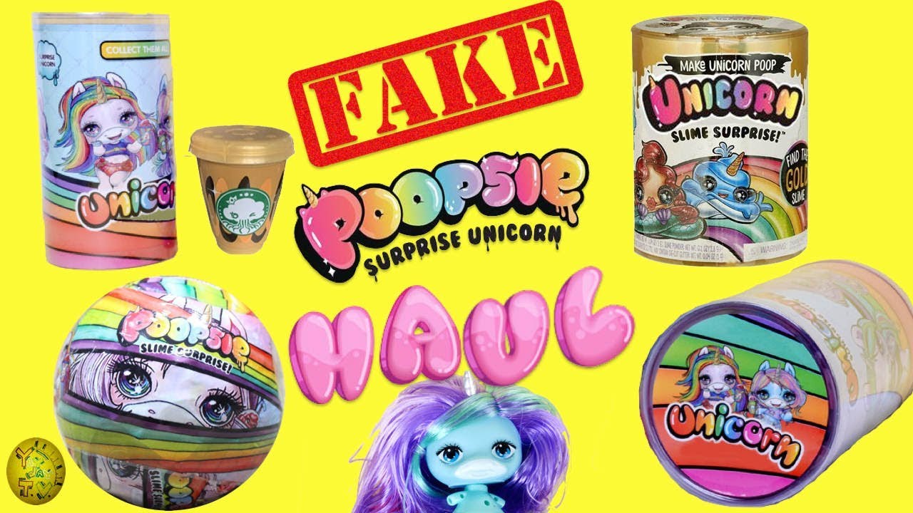 fake poopsie slime surprise