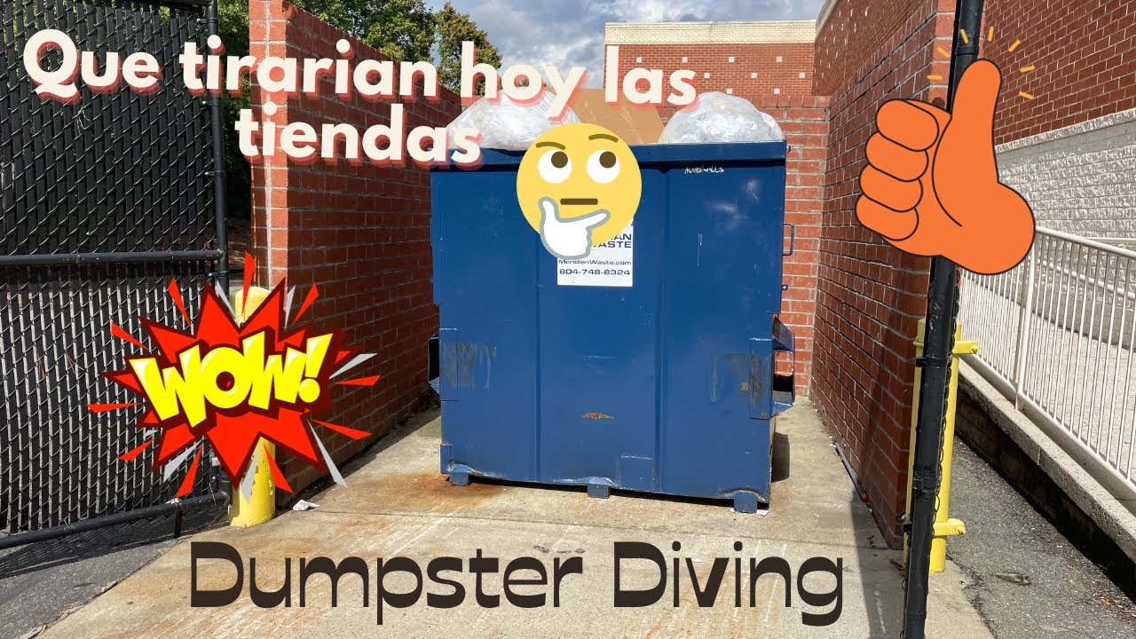 ♻️Que Tirarían hoy las tiendas⁉️🤔Vamos aver 🥸Dumpster Diving♻️😁👍