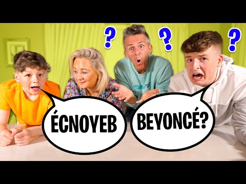 Say it BACKWARDS Challenge w/ FAMILY 4!! Part2