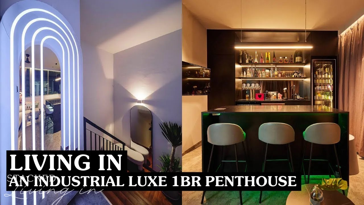 Inside A Playful Penthouse With The Ultimate Home Bar Setup At Hip Jalan Besar