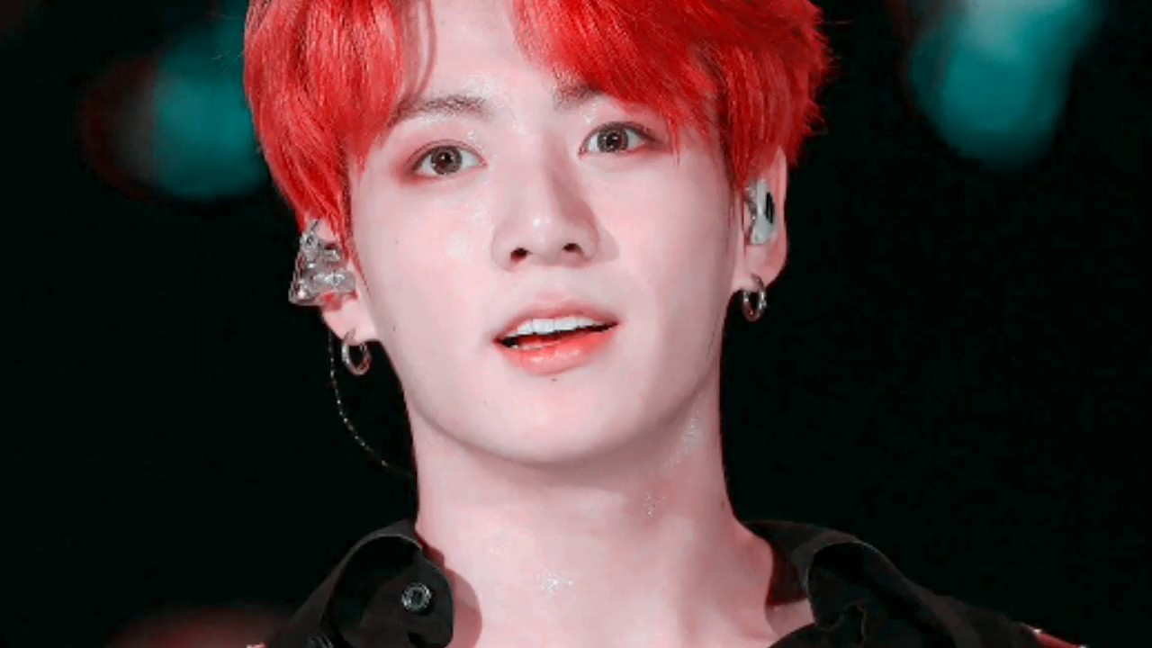 Jeon Jungkook Sexy Moments Red Hair Mi Gente Youtube