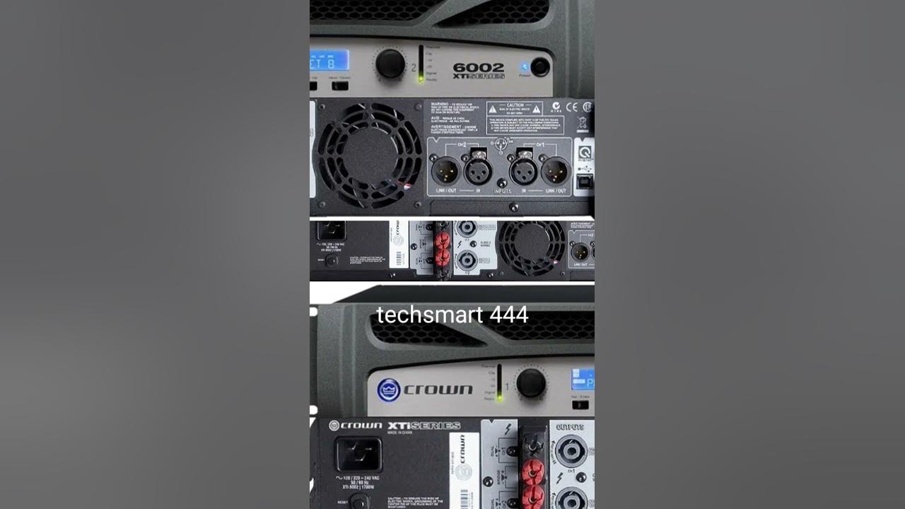 crown 6002 XTI Series Amplifier #viral #shortvideo #viralvideo #