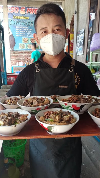 mantap guys... bakso dan mie ayam tetelan mas ono