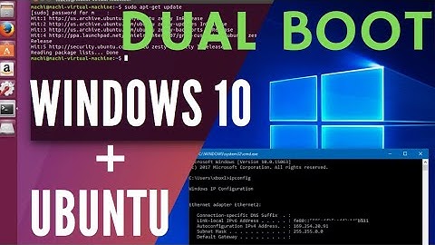 Como fazer DUAL BOOT com Windows 10 e Linux Ubuntu