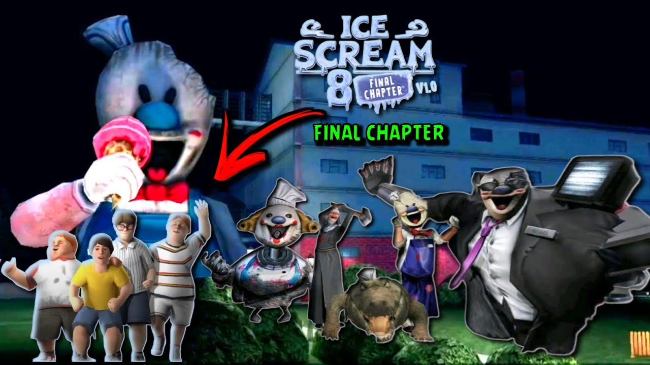 ICE SCREAM 8 Full Gameplay Ending 