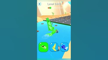 Shape shifting2 game level #2445  hyper casual game #shapeshifting  #gameplay #gaming #shortvideo