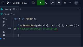 Solving The Convex Hull Algorithm